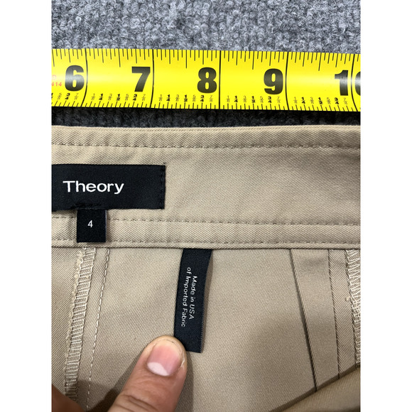 Theory Bimsa Approach Skinny Pants 4 Scandi Minimalist Preppy Office Classic - Picture 6 of 16